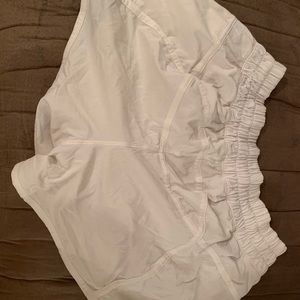 White lulu shorts